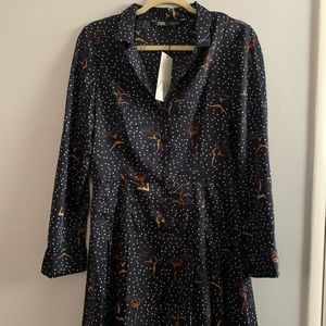 NWT Zara Button up Dress